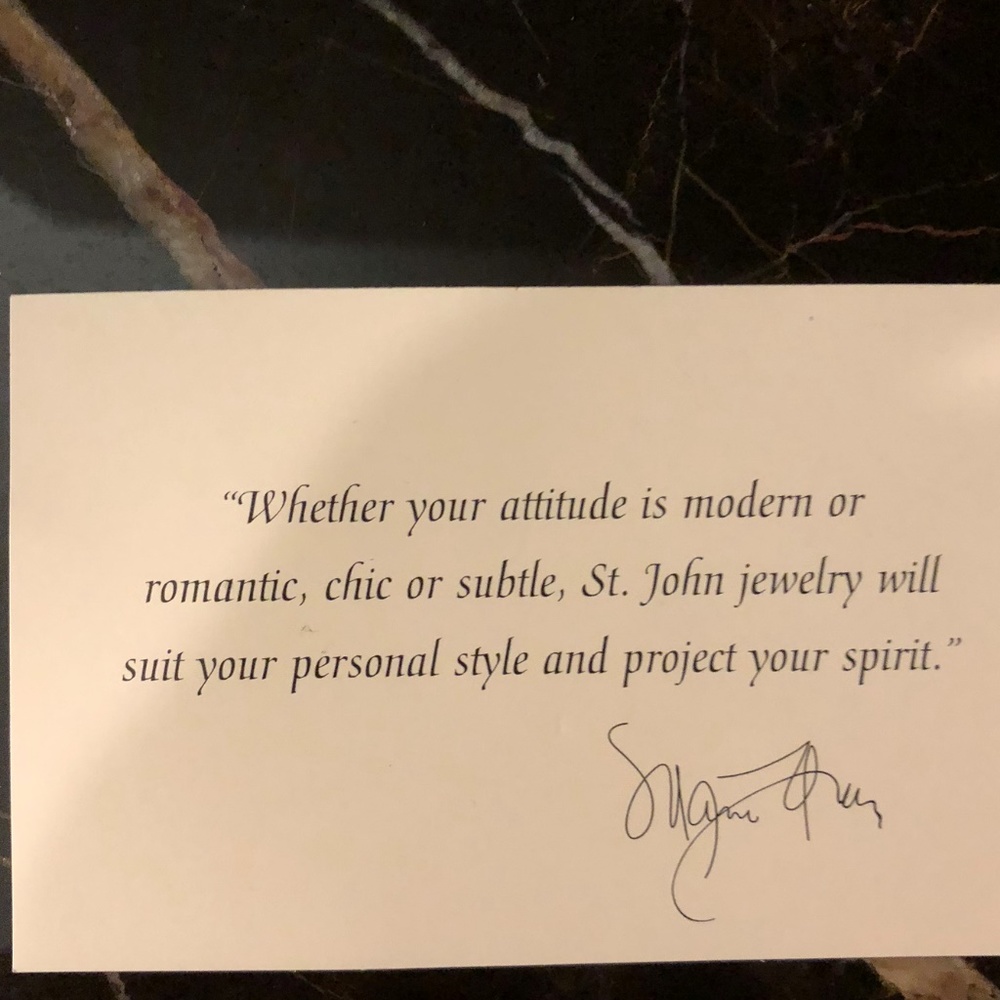 St. John Necklace and Earrings - Picture 5 of 7